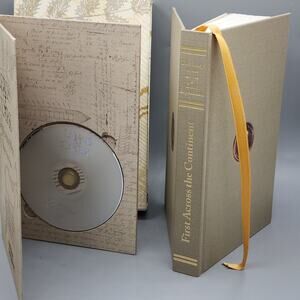 First Across the Continent Story of Lewis & Clark Hardcover Book DVD Slipcase